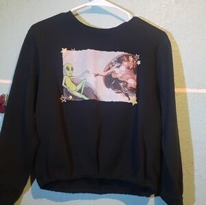 Small Long sleeve crop top